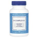 B-Complex 50, витамины группы B, 100 растительных капсул — The Vitamin Shoppe