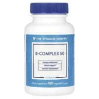 B-Complex 50, витамины группы B, 100 растительных капсул — The Vitamin Shoppe