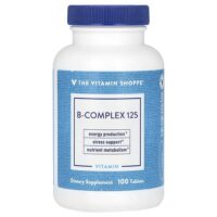 B-Complex 125, витамины группы B, 100 таблеток — The Vitamin Shoppe
