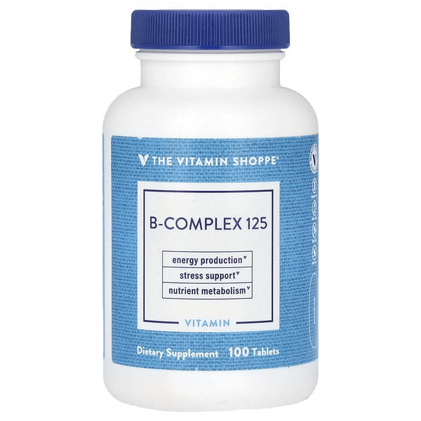 vsi01048_v_8.jpg B-Complex 125, витамины группы B, 100 таблеток — The Vitamin Shoppe