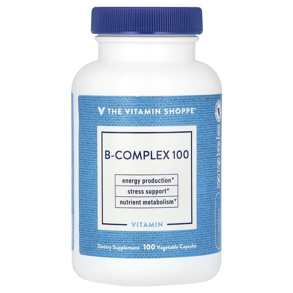 vsi01054_v_8.jpg B-Complex 100, витамины группы B, 100 растительных капсул — The Vitamin Shoppe