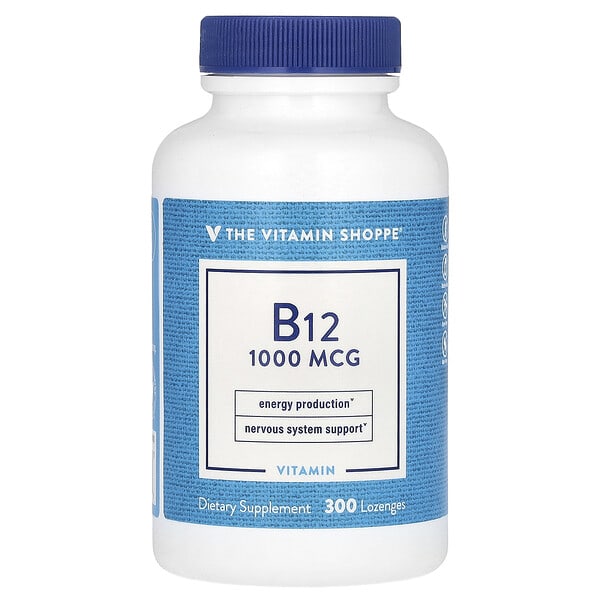 vsi01063_v_8.jpg витамин B12, 1000 мкг, 300 пастилок — The Vitamin Shoppe
