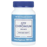 GTF хром, 200 мкг, 100 таблеток — The Vitamin Shoppe
