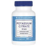 цитрат калия, 99 мг, 100 капсул — The Vitamin Shoppe