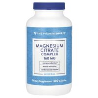 комплекс цитрата магния, 160 мг, 300 капсул — The Vitamin Shoppe