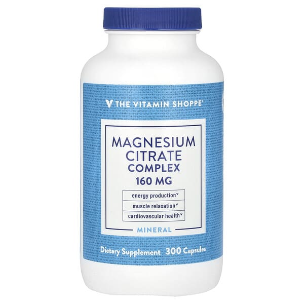 vsi01085_v_8.jpg комплекс цитрата магния, 160 мг, 300 капсул — The Vitamin Shoppe