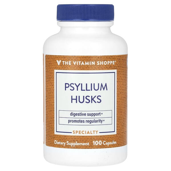 vsi01132_v_8.jpg Шелуха семян подорожника, 100 капсул (720 мг на капсулу) — The Vitamin Shoppe