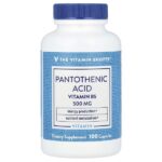 Пантотеновая кислота, витамин B5, 100 капсул — The Vitamin Shoppe