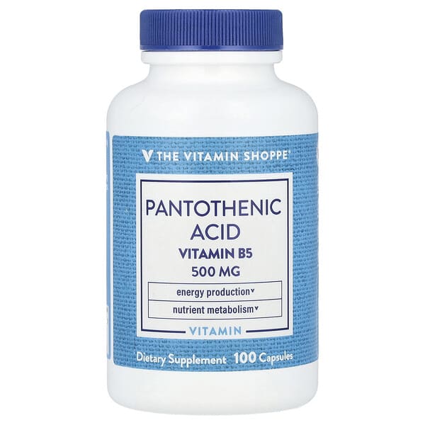 vsi01154_v_8.jpg Пантотеновая кислота, витамин B5, 100 капсул — The Vitamin Shoppe