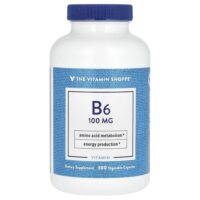 Витамин B6, 100 мг, 300 растительных ингредиентов — The Vitamin Shoppe