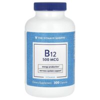 Витамин B12, 500 мкг, 300 капсул — The Vitamin Shoppe