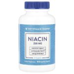 Ниацин, 250 мг, 100 растительных капсул — The Vitamin Shoppe