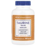 таурин, 500 мг, 100 капсул — The Vitamin Shoppe