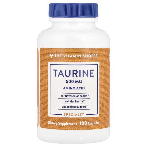 vsi01237_v_25.jpg таурин, 500 мг, 100 капсул — The Vitamin Shoppe