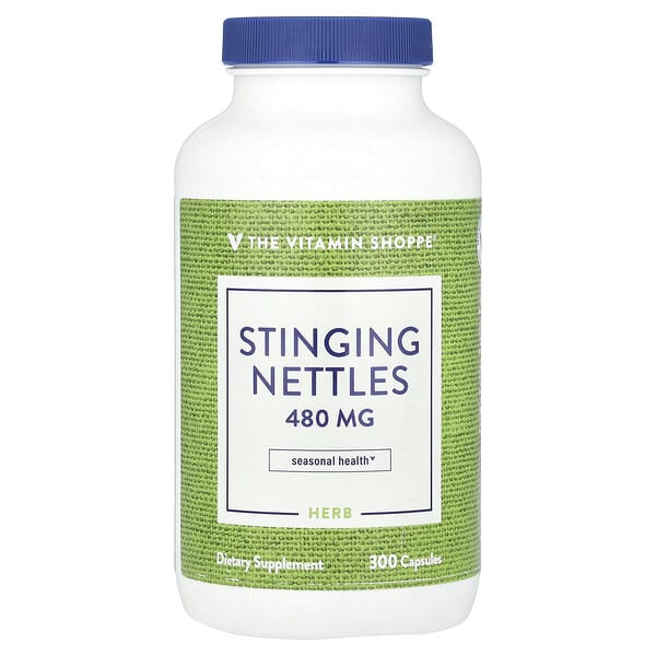 vsi01257_v_8.jpg Крапива двудомная, 480 мг, 300 капсул — The Vitamin Shoppe