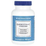 Quercetin + C, без цитрусовых, 100 капсул — The Vitamin Shoppe