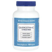 Quercetin + C, без цитрусовых, 100 капсул — The Vitamin Shoppe
