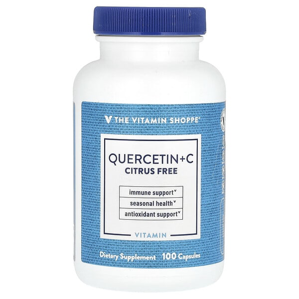 vsi01267_v_8.jpg Quercetin + C, без цитрусовых, 100 капсул — The Vitamin Shoppe