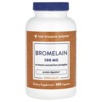 Бромелаин, 500 мг, 300 капсул — The Vitamin Shoppe