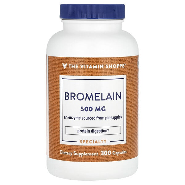 vsi01278_v_8.jpg Бромелаин, 500 мг, 300 капсул — The Vitamin Shoppe