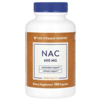 NAC, 600 мг, 100 капсул — The Vitamin Shoppe