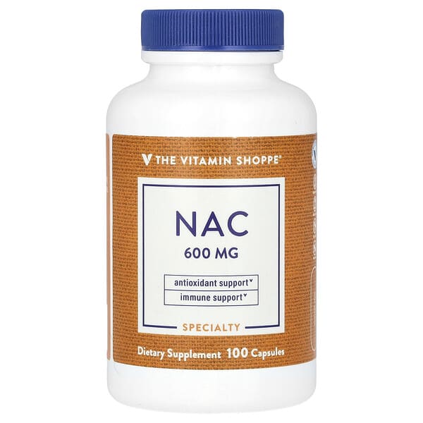 vsi01295_v_8.jpg NAC, 600 мг, 100 капсул — The Vitamin Shoppe