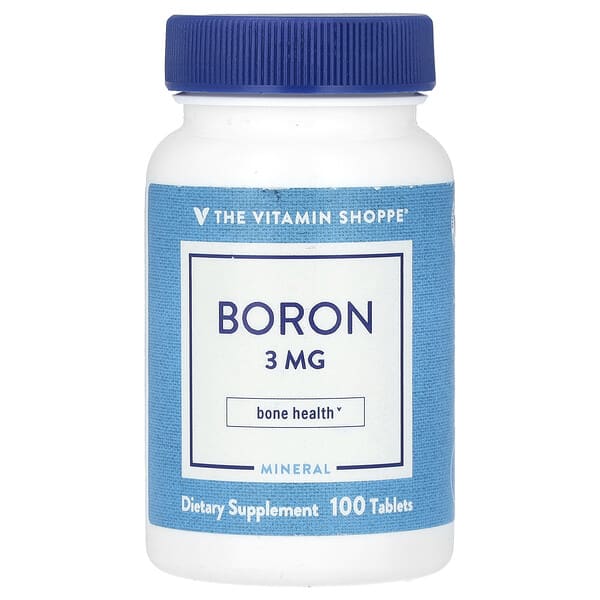 vsi01299_v_8.jpg бор, 3 мг, 100 таблеток — The Vitamin Shoppe
