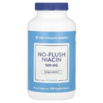 Ниацин без смывания, 500 мг, 300 растительных капсул — The Vitamin Shoppe