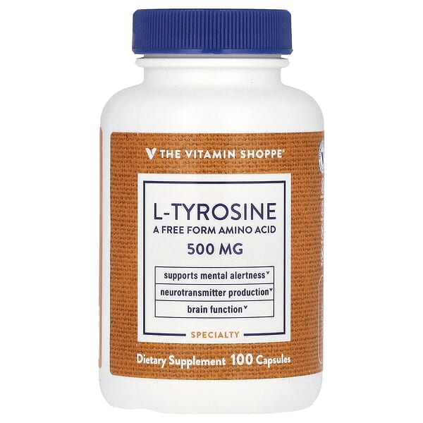 vsi01383_v_8.jpg L-тирозин, 500 мг, 100 капсул — The Vitamin Shoppe
