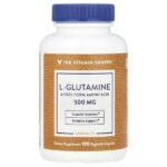 L-глютамин, 500 мг, 100 растительных капсул — The Vitamin Shoppe