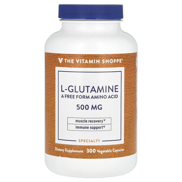 vsi01391_v_8.jpg L-глютамин, 500 мг, 300 растительных капсул — The Vitamin Shoppe