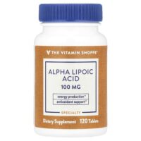 Альфа-липоевая кислота, 120 таблеток — The Vitamin Shoppe