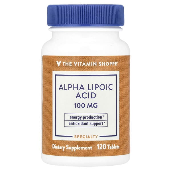 vsi01397_v_8.jpg Альфа-липоевая кислота, 120 таблеток — The Vitamin Shoppe