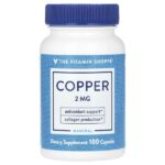 медь, 2 мг, 100 капсул — The Vitamin Shoppe
