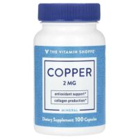 медь, 2 мг, 100 капсул — The Vitamin Shoppe