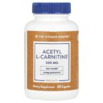 Ацетил L-карнитин, 500 мг, 60 капсул — The Vitamin Shoppe