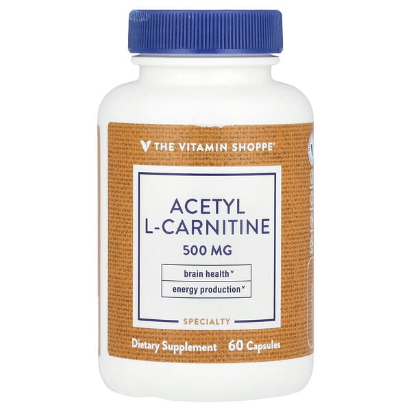 vsi01526_v_8.jpg Ацетил L-карнитин, 500 мг, 60 капсул — The Vitamin Shoppe