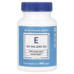 Витамин E, 134 мг (200 МЕ), 100 мягких таблеток — The Vitamin Shoppe