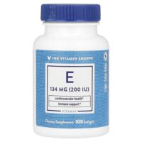 Витамин E, 134 мг (200 МЕ), 100 мягких таблеток — The Vitamin Shoppe