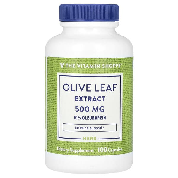 vsi01675_v_8.jpg экстракт листьев оливкового дерева, 500 мг, 100 капсул — The Vitamin Shoppe