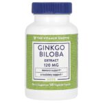 Экстракт гинкго билоба, 120 мг, 120 растительных капсул — The Vitamin Shoppe