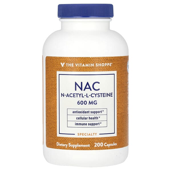 vsi01696_v_8.jpg NAC, 600 мг, 200 капсул — The Vitamin Shoppe
