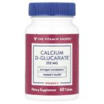 D-глюкарат кальция для женщин, 250 мг, 60 таблеток — The Vitamin Shoppe