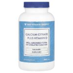 Цитрат кальция и витамин D, 240 таблеток — The Vitamin Shoppe