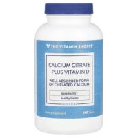 Цитрат кальция и витамин D, 240 таблеток — The Vitamin Shoppe