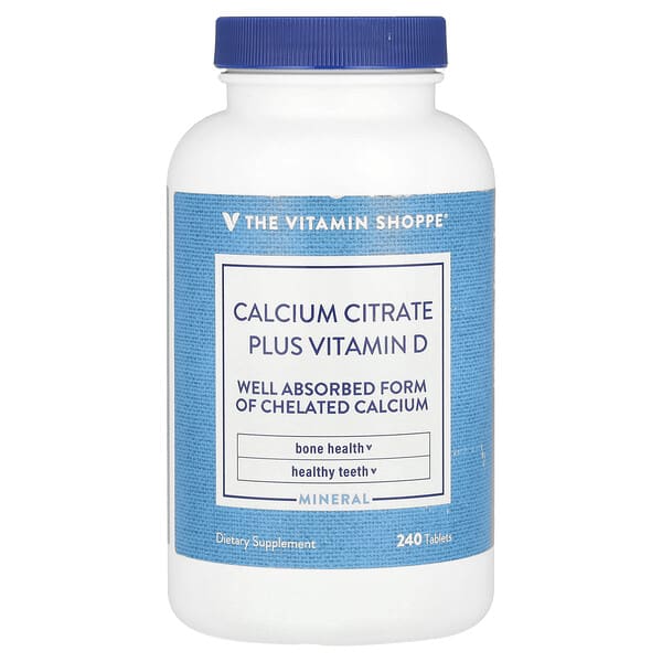 vsi01754_v_8.jpg Цитрат кальция и витамин D, 240 таблеток — The Vitamin Shoppe