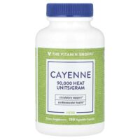Кайенский перец, 100 растительных капсул (450 мг на капсулу) — The Vitamin Shoppe