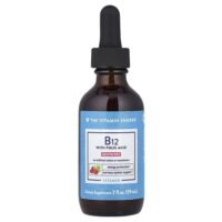 Витамин B12 с фолиевой кислотой, малина, 59 мл (2 жидк. Унции) — The Vitamin Shoppe
