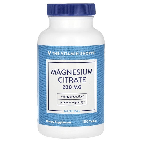 vsi01976_v_8.jpg Цитрат магния, 200 мг, 100 таблеток — The Vitamin Shoppe