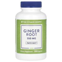 корень имбиря, 550 мг, 100 капсул — The Vitamin Shoppe